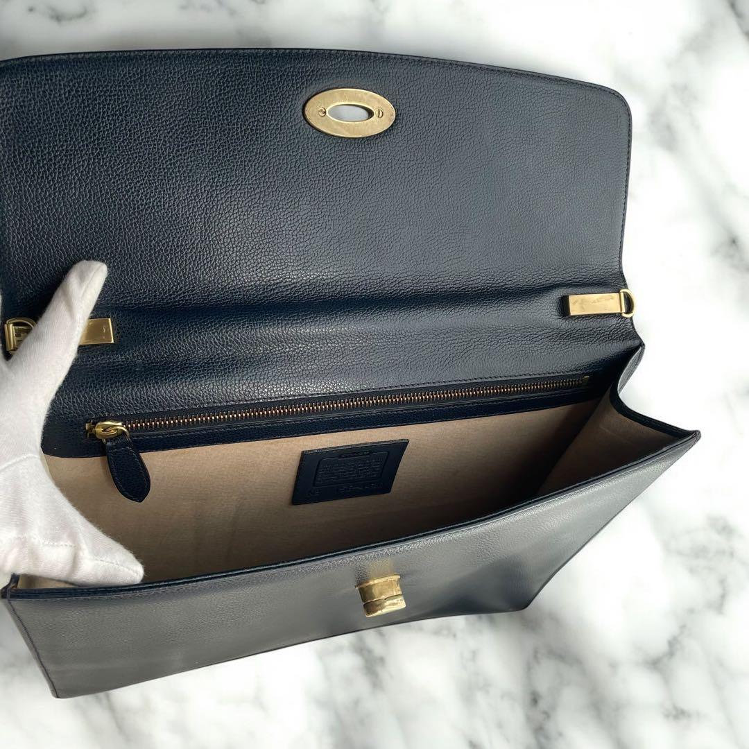 美品✨COACHオールドコーチターンロック 2WAYビジネスバッグブリーフケース