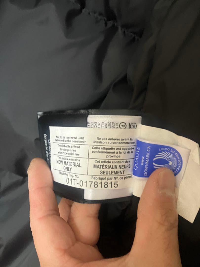 カナダグース　  ジャスパー　ブラック　Lサイズ