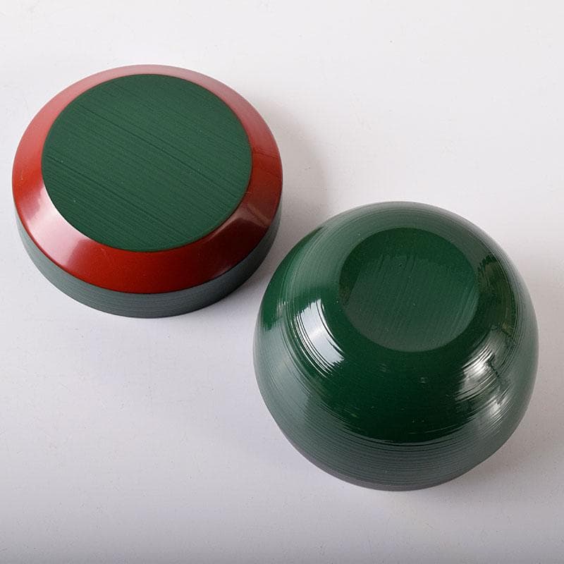 茶道具　山中塗　道場宗廣作　三合棗　共箱　V　7558