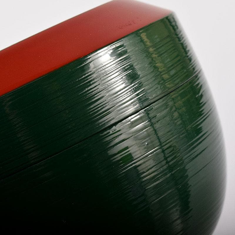 茶道具　山中塗　道場宗廣作　三合棗　共箱　V　7558