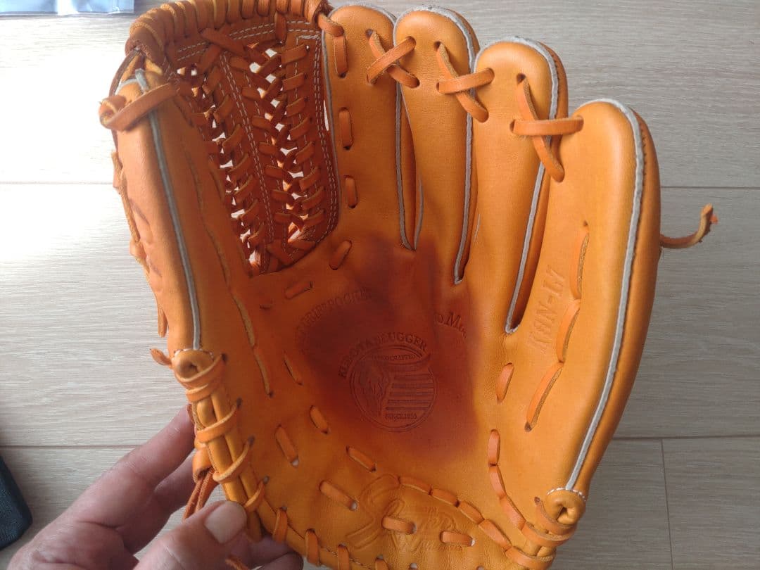 久保田スラッガー　L7 野球グローブ　右投げ オレンジ