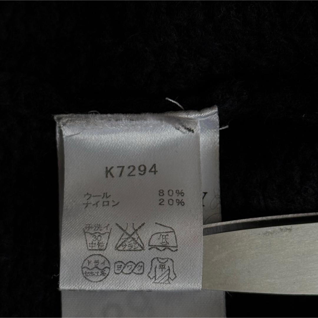 【美品】フレッドペリー ドライバーズニット ジップ ブラック 大きめ メンズS