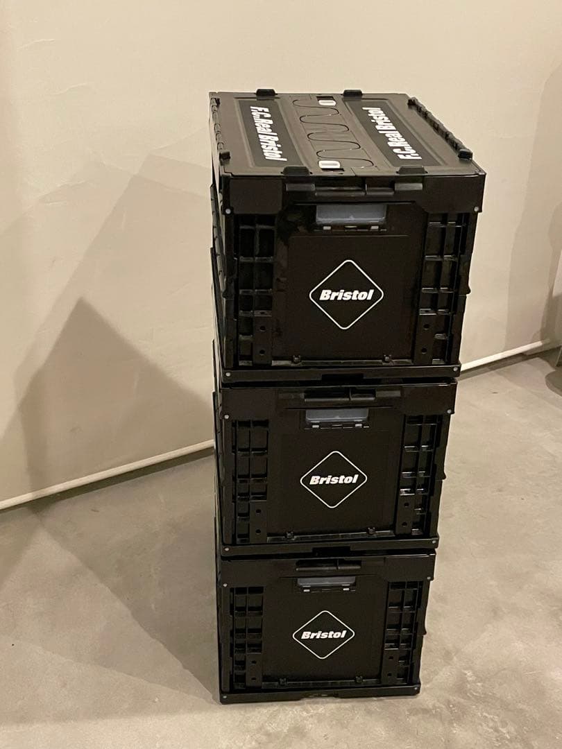 【3個セット】F.C.Real Bristol FCRB コンテナ ボックスBK