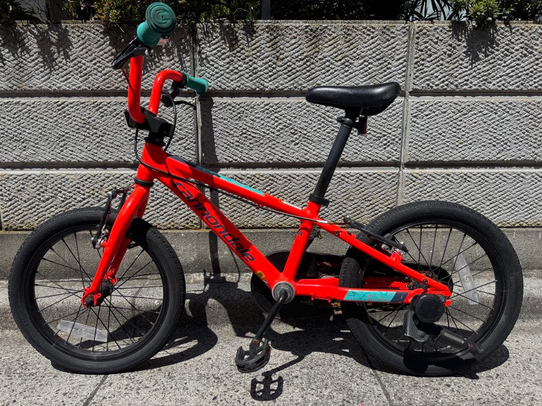 【直接渡し限定】Cannondale Kids Trail 16インチ オレンジ