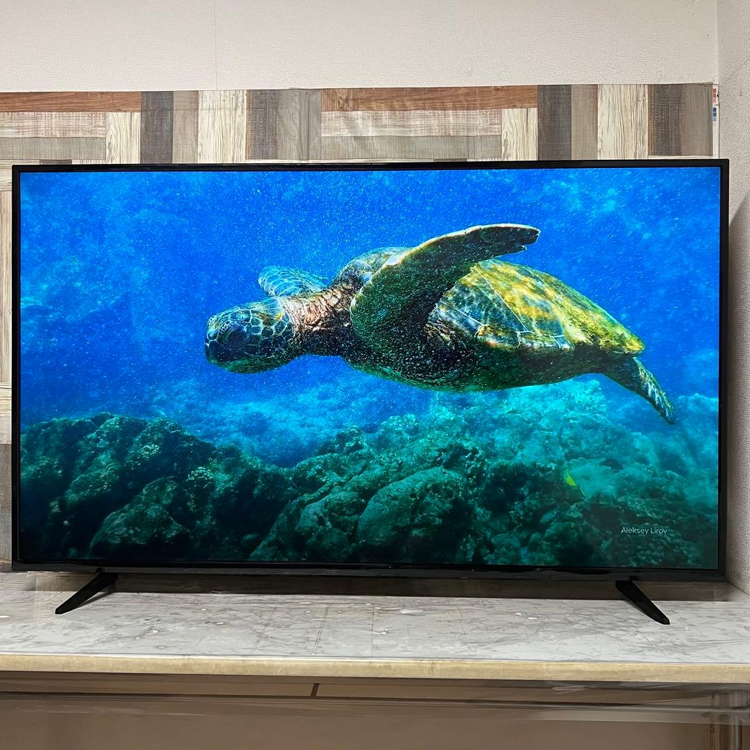 年内受渡❣️全国送料込3年前購入ティーズネット65型4K液晶テレビ東芝製LSI搭載