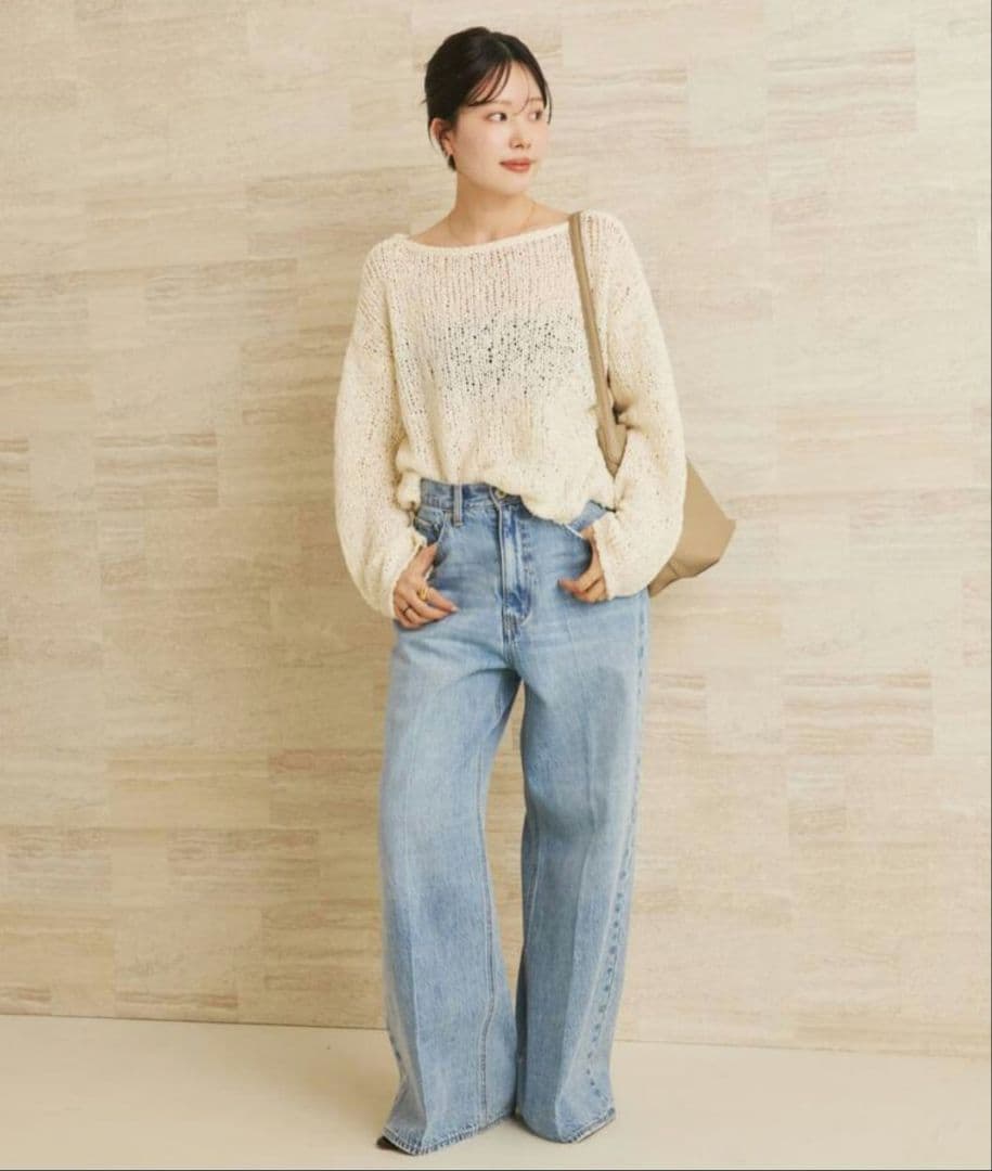 新品タグ付き　plage　Fringe yarn カーディガン