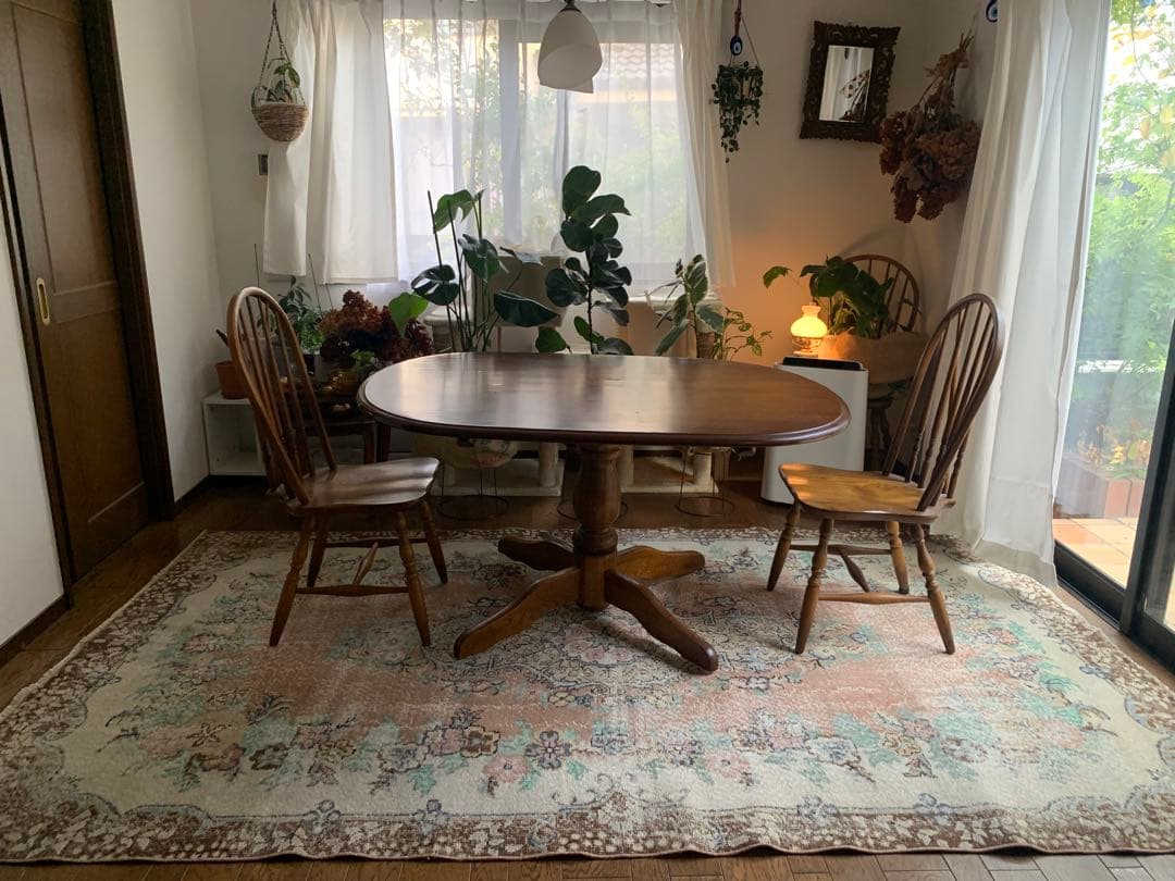 特大　超超大判　292✖️171テラコッタブラウン　トルコヴィンテージラグ