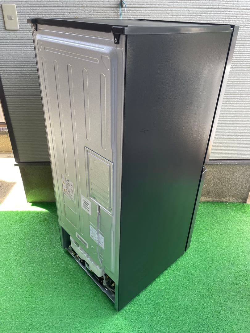 760極美品✨ アクア おしゃれダークシルバー 2ドア冷蔵庫 三段大容量冷凍室