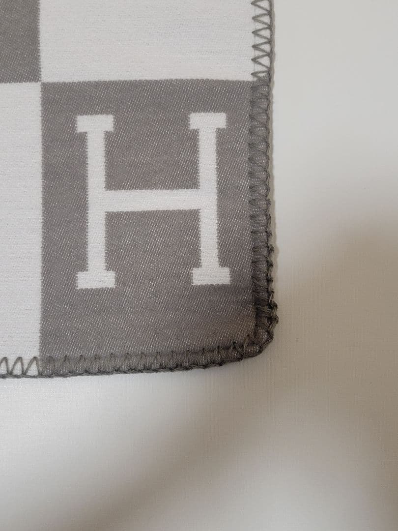 エルメス　クッションカバー　グレー　45×45　2枚セット