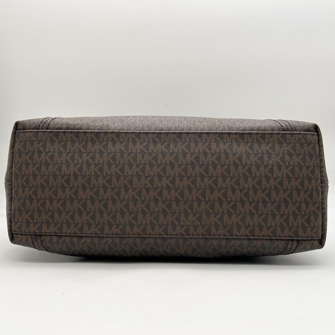 未使用級　マイケルコース　ショルダーバッグ　2way　pvc　MK柄　ロゴ　A4