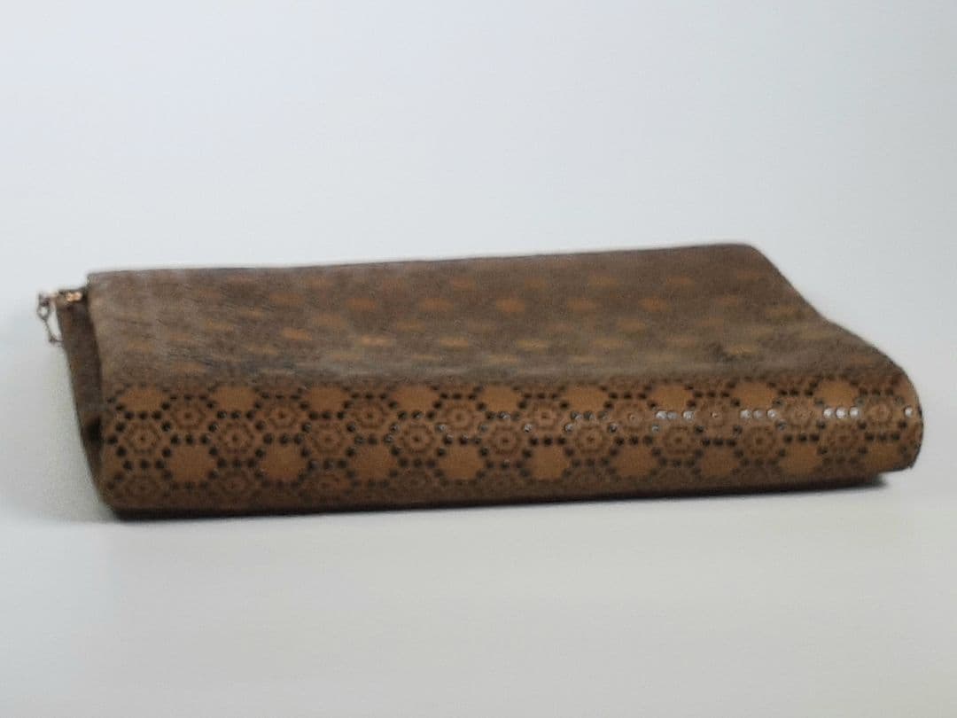 印傳　印伝　財布　長財布　富士山山水図