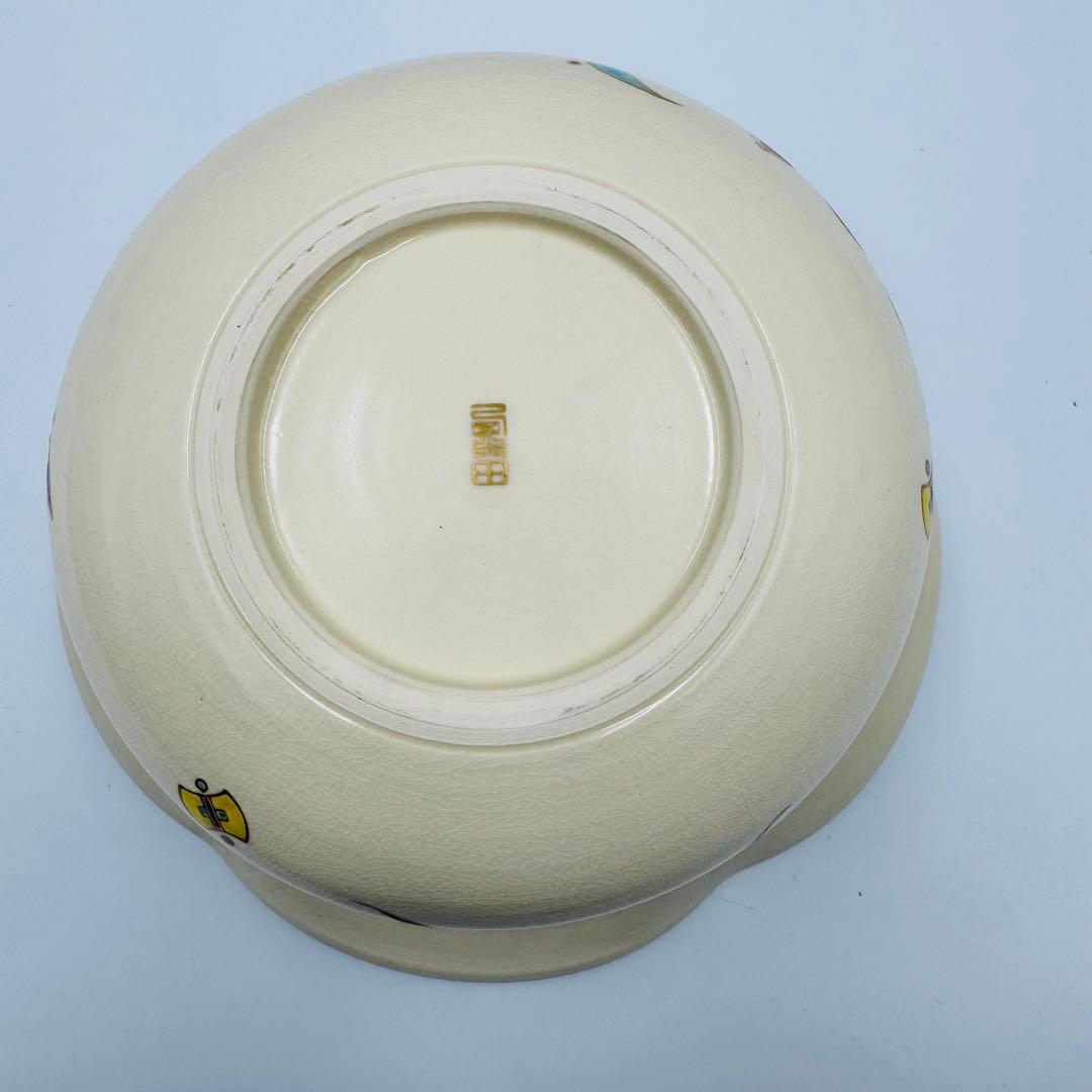 【桂山造　色絵宝蓋　袋形水指　茶道具　共箱】骨董　アンティーク　インテリア