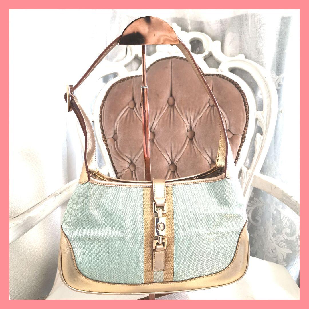 【極美品】グッチGUCCIジャッキー シェリーライン ワンショルダーバッグ