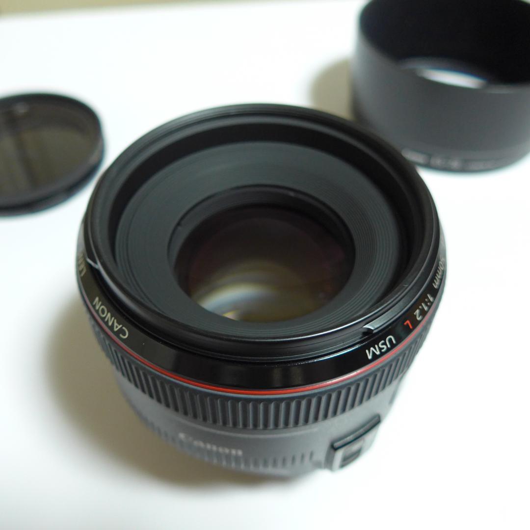 【美品】Canon EF 50mm F1.2L USM 単焦点レンズ