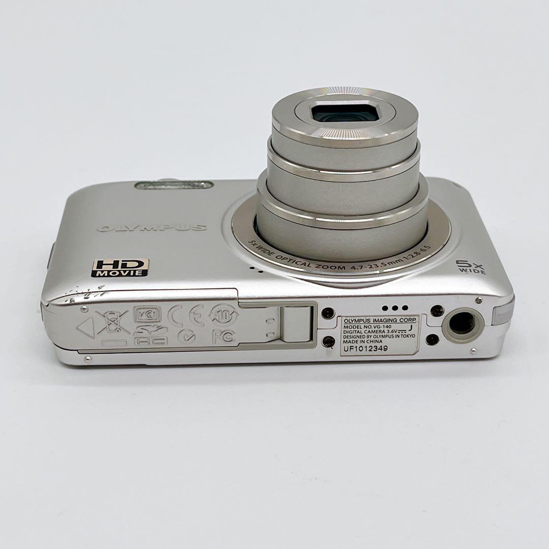【希少】OLYMPUS VG-140 オールド コンデジ シルバー ソフトケース