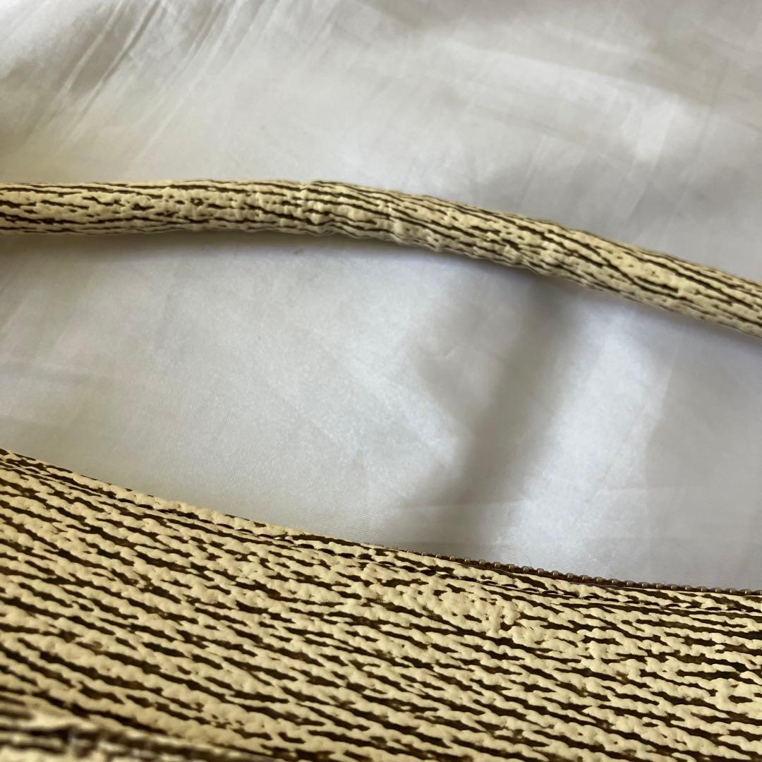 【美品】JRA ラクジュ　バッグ　ショルダー　ハンド　2way シャークレザー革