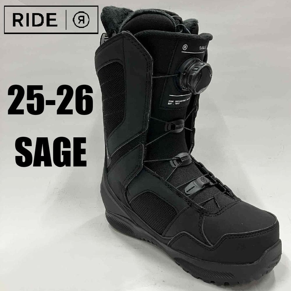 【新品】25-26 RIDE SAGE 23.0cm 女性用スノーボードブーツ