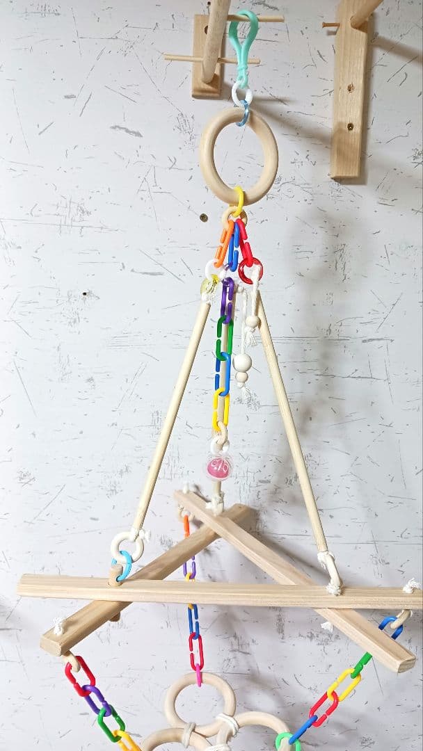 5　バードアスレチック　ブランコ(大)　インコ　バードトイ　止まり木