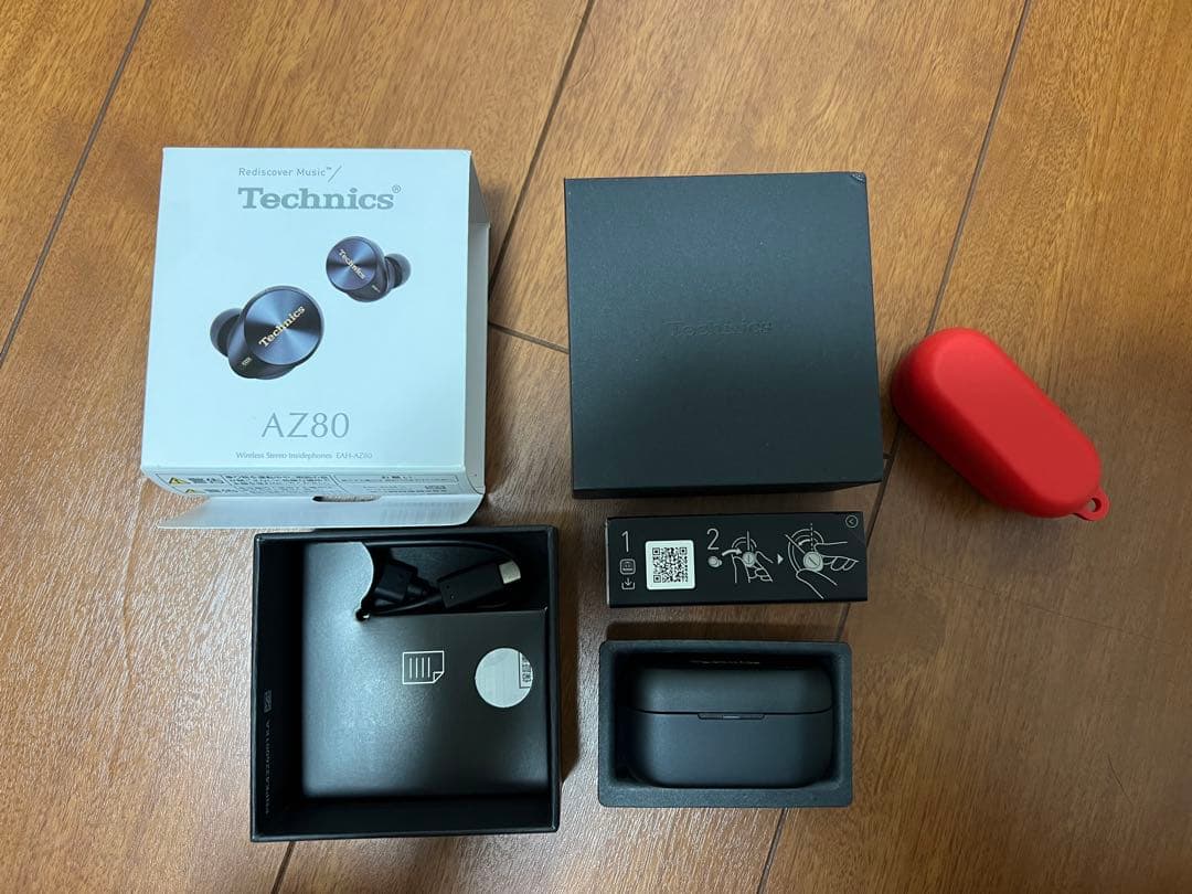 Technics AZ80 ワイヤレスイヤホン　シリコンケース付