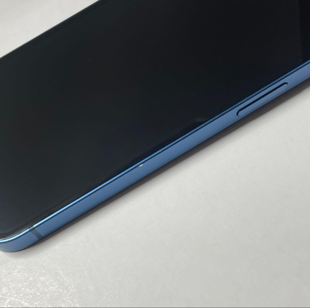iPhone13 128GB ブルー バッテリー100% 取外し純正バッテリー付