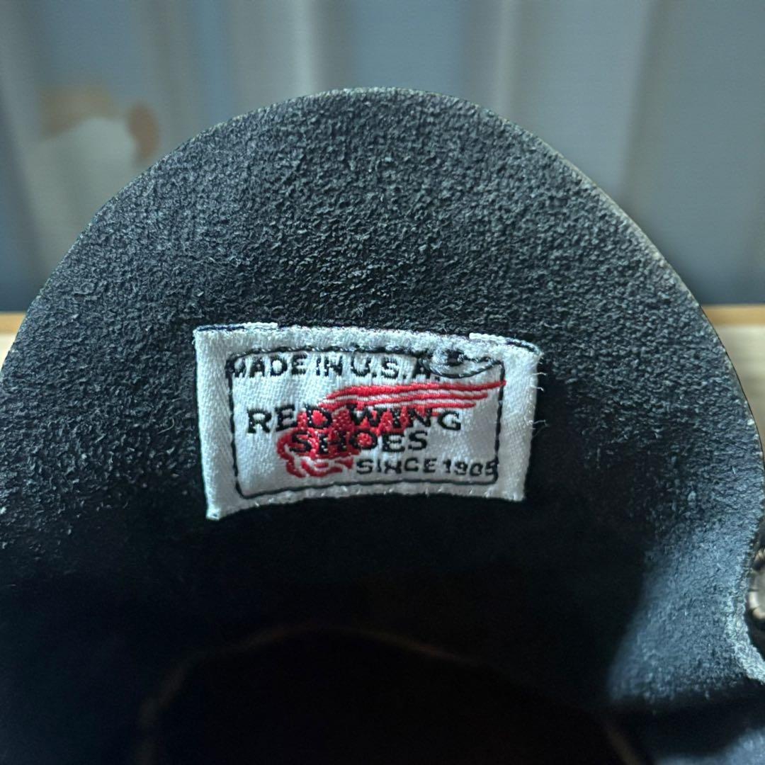 【90’s刺繍羽根タグ】レッドウイング　アイリッシュセッター　ブラッククローム