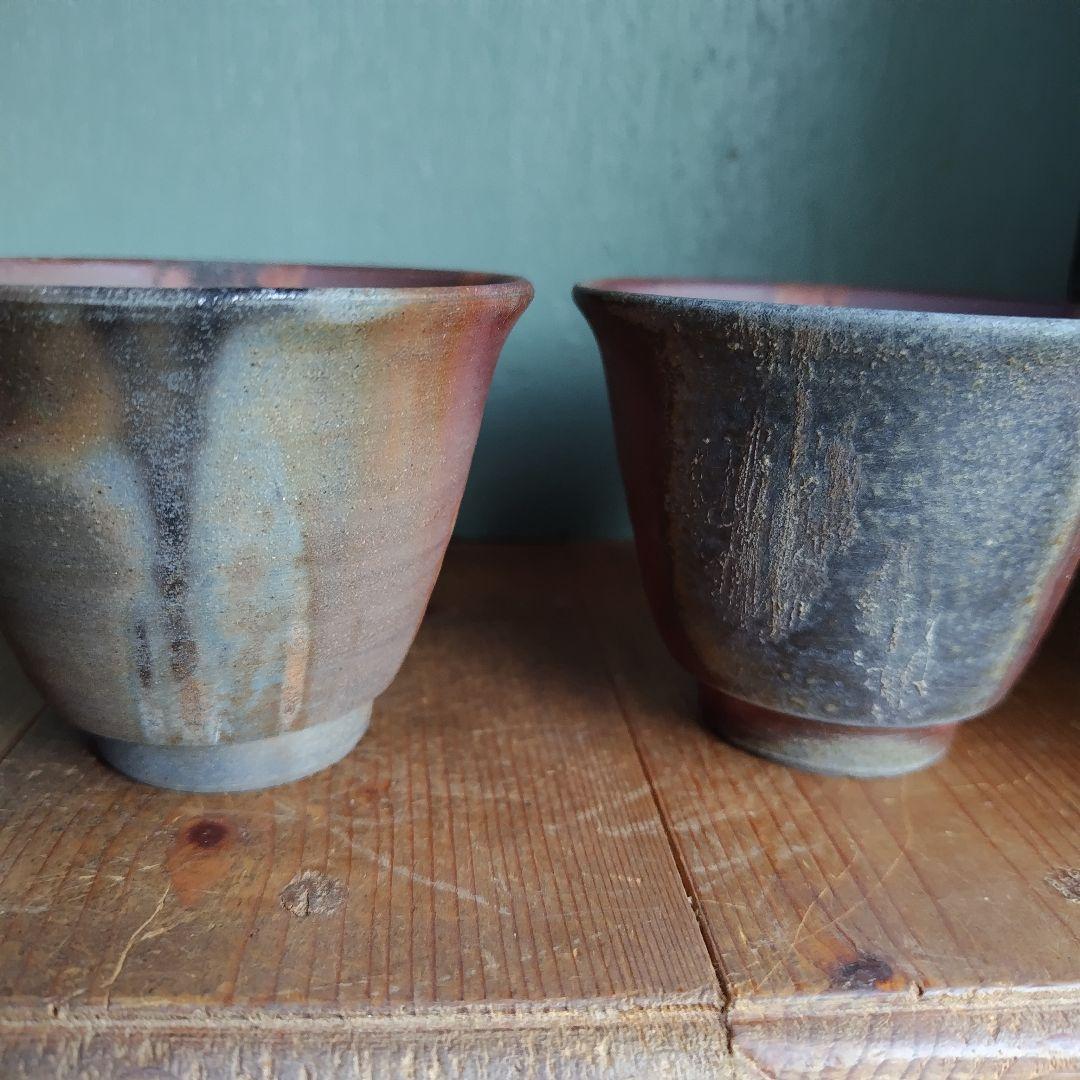 専用出品　備前焼　松本篤治　急須＆湯呑みセット　煎茶　茶器　岡山　伝統工芸士宝瓶