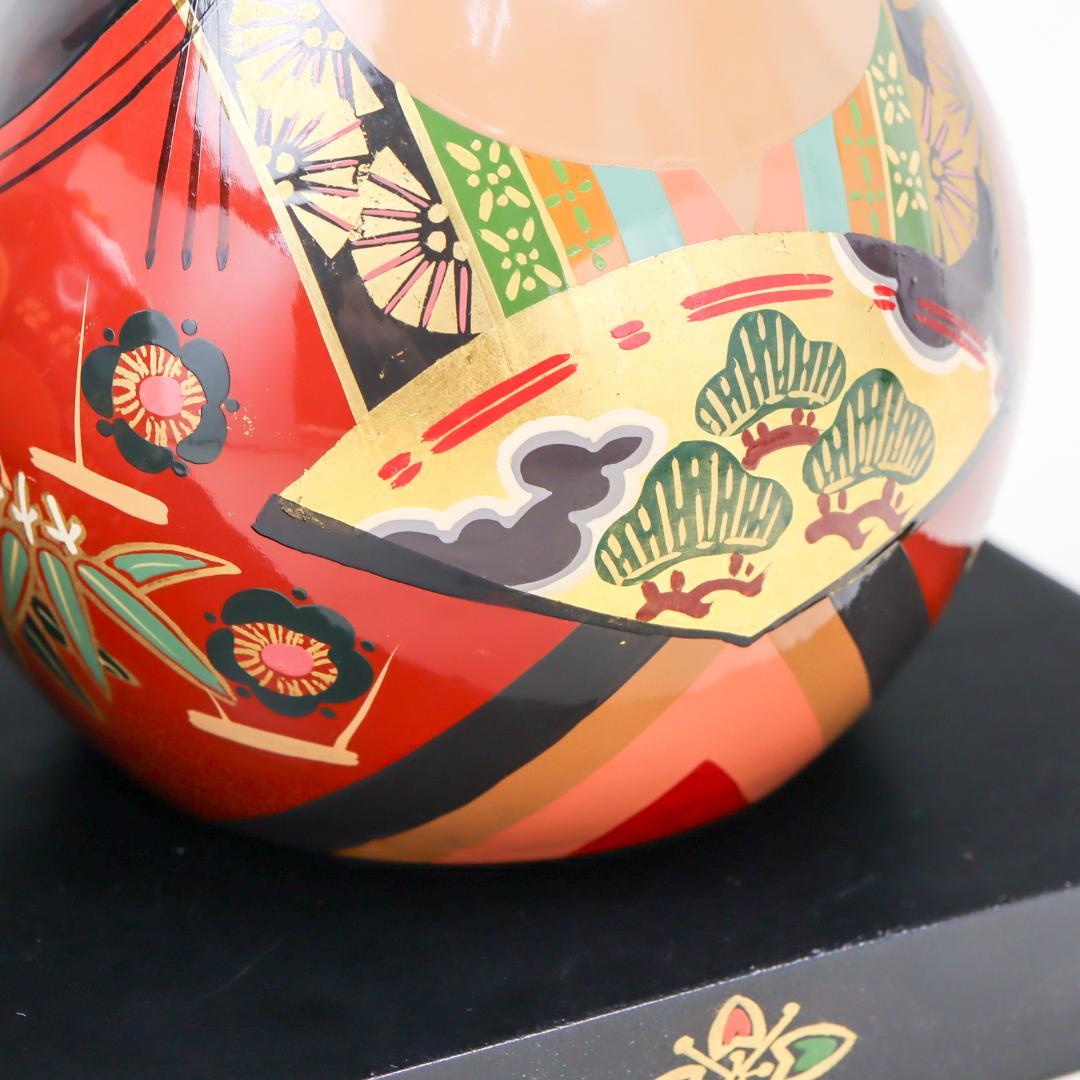 大内人形 特大 雛人形 大内塗 山口伝統工芸 共箱