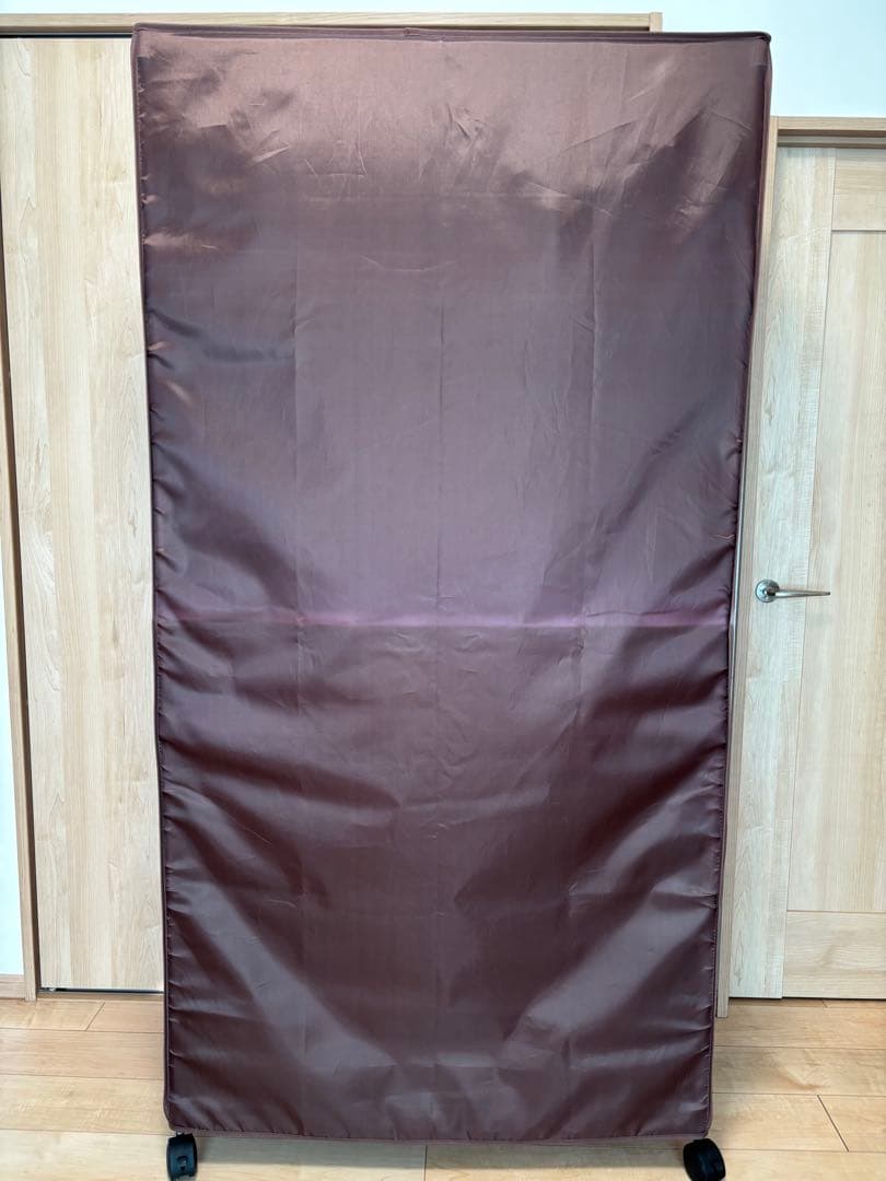 みんた様購入専用ルミナススリムキャスター付シルバー5段ラック　カバー付　90幅