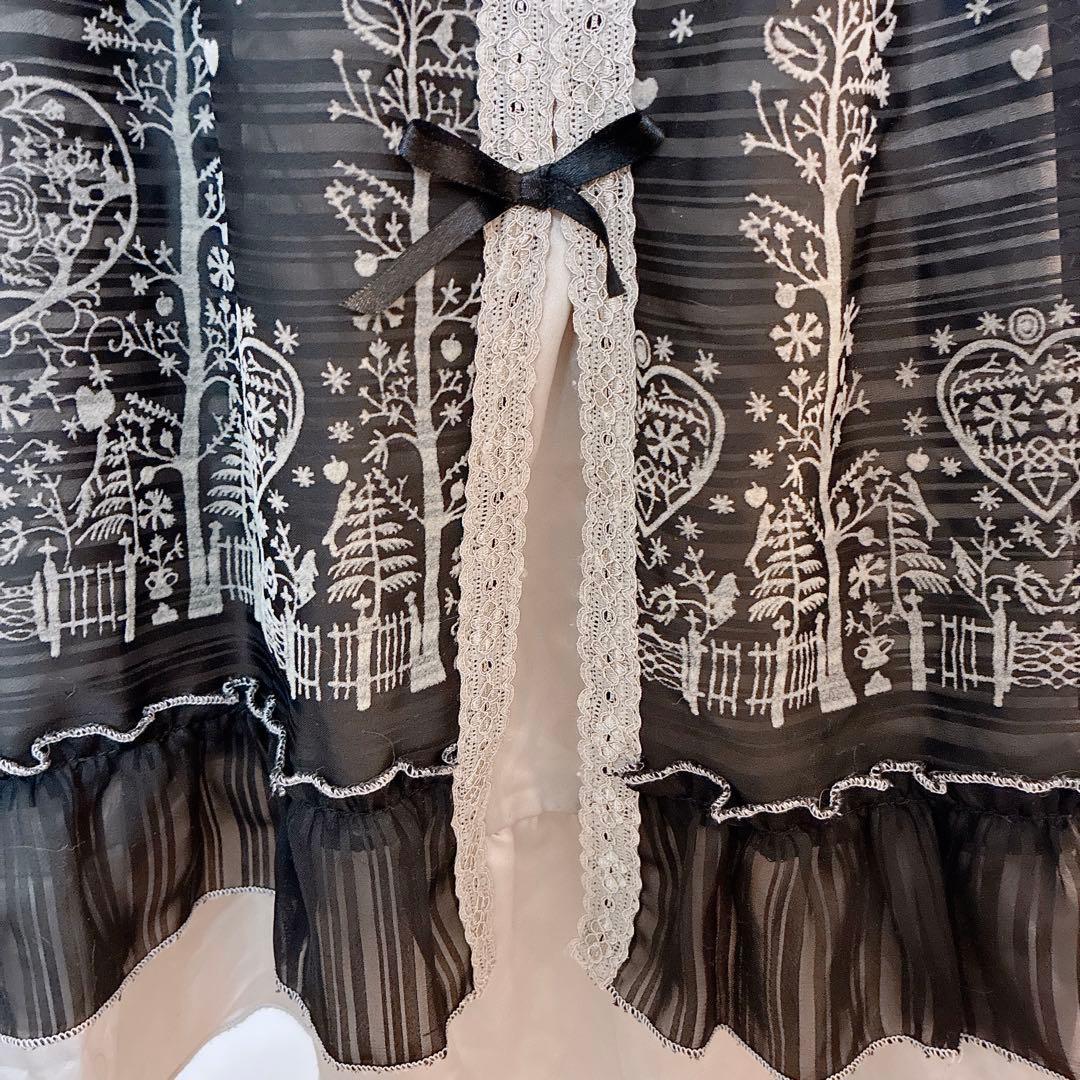 axes femme 2点セット リボン レース ワンピ ダークコア 姫 平成