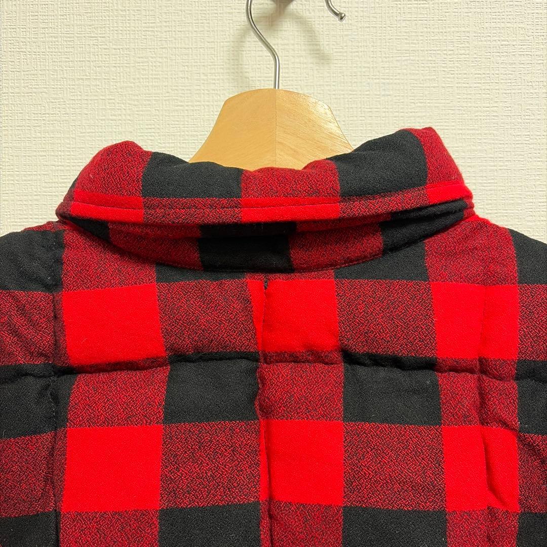 ボーイズマーケット別注クレセントダウンバッファローチェック未使用品　XXL