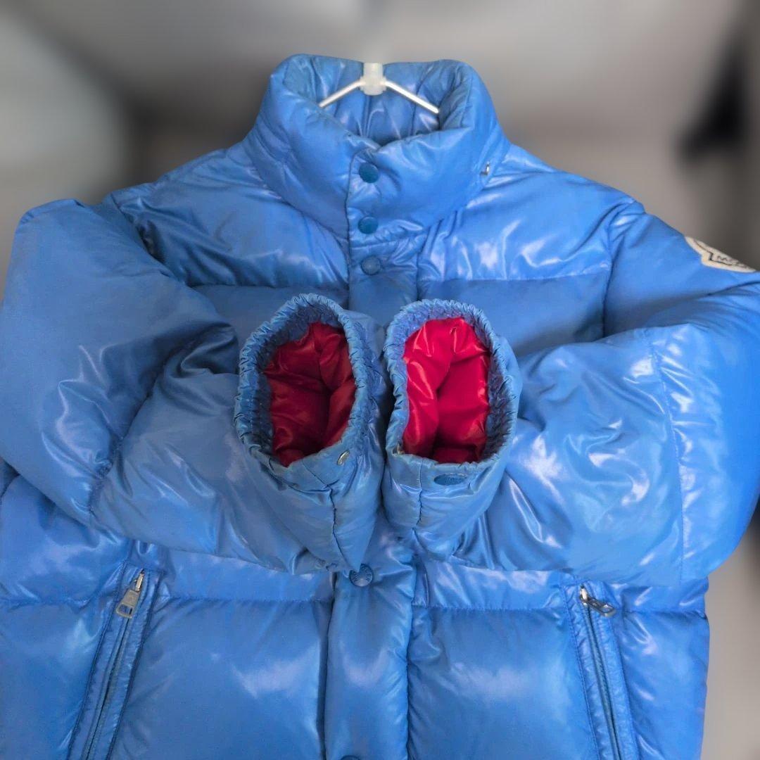 MONCLER エベレスト １ モンクレール ダウンジャケット ワッペン 青