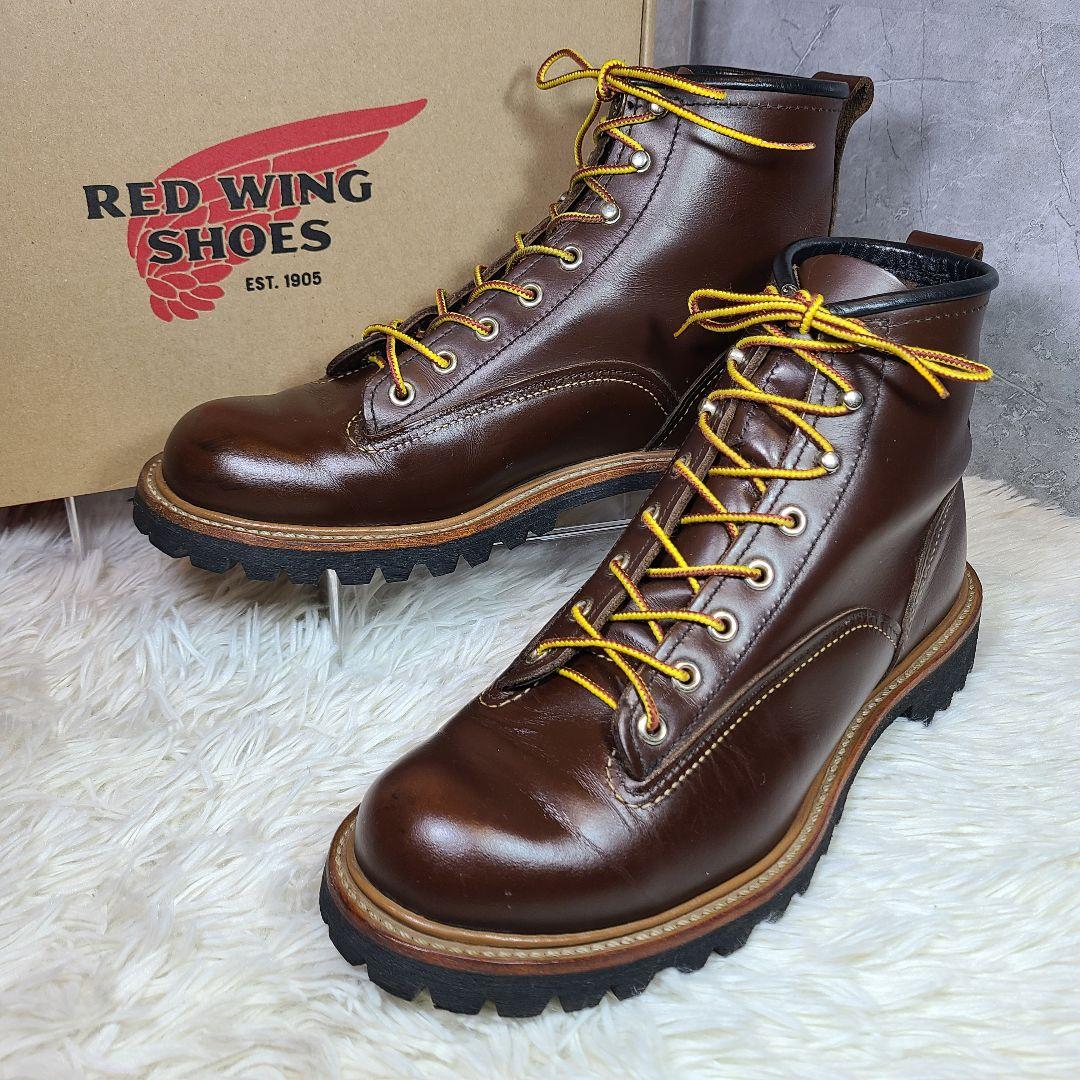 【RED WING】レッドウイング　2933　09年製ラインマン　ブラウン