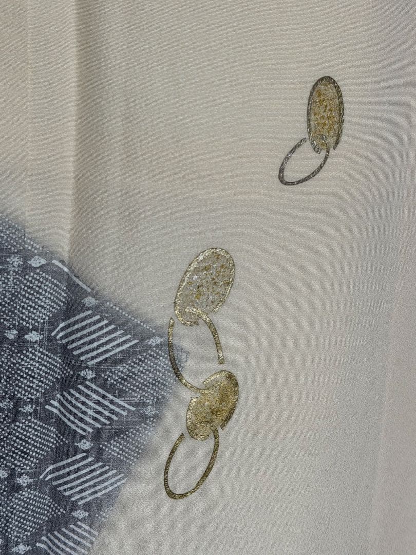 訪問着フルセット　トールサイズ　しつけ付き未使用品