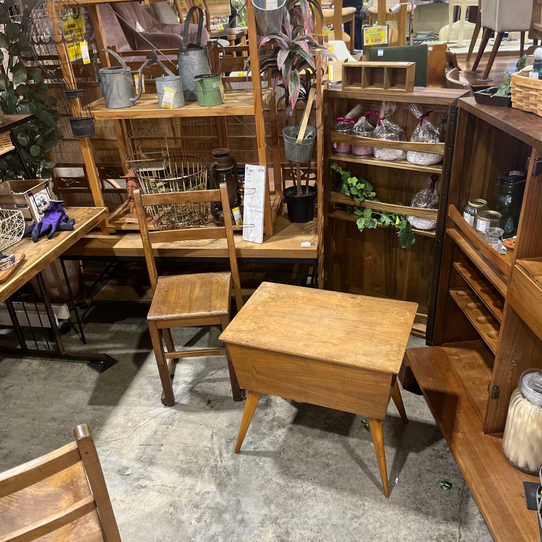 【コレクター放出品】ソーイングボックス◆ヴィンテージ◇センターテーブル◆