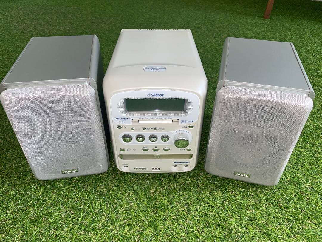 【美品】Victor UX-QM3 MD/CD/USB対応 ミニコンポ08年製