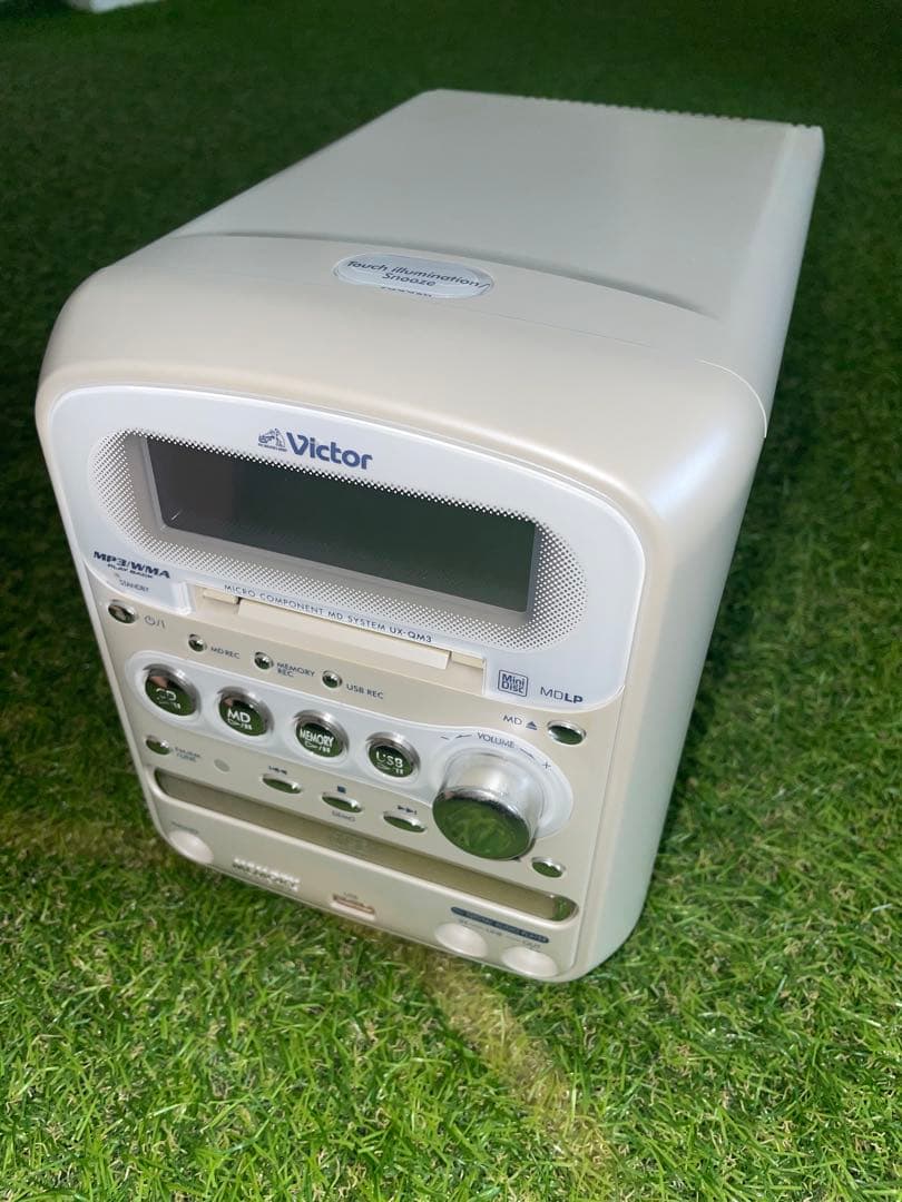 【美品】Victor UX-QM3 MD/CD/USB対応 ミニコンポ08年製