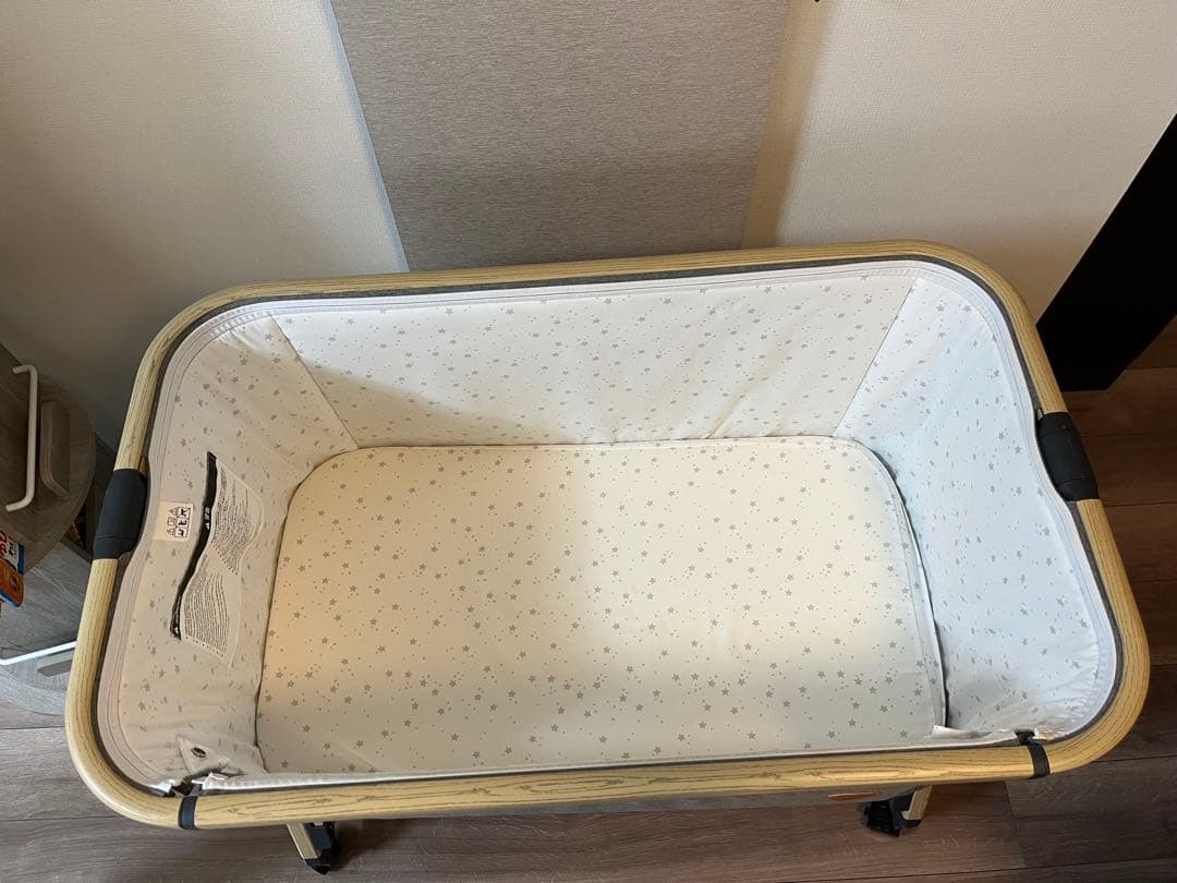 maydollyベビーベッド 収納付き