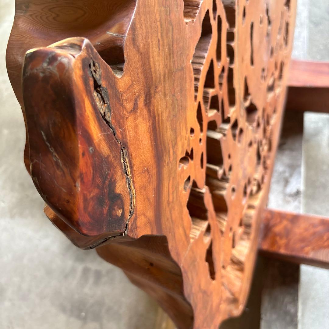 屋久杉輪切り　衝立