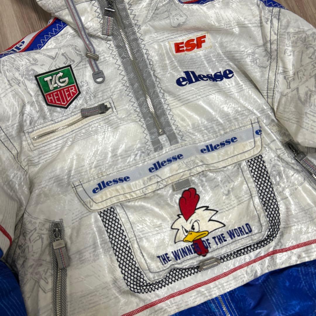 ellesse フランス代表 ココリコ スキー ウェア ユニフォーム ニワトリ
