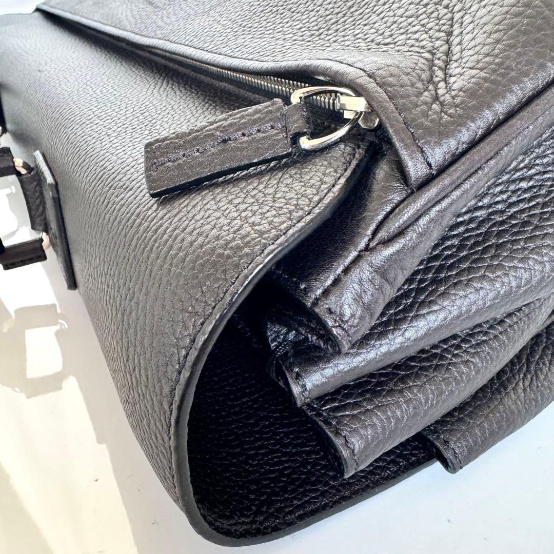 【値引不可】カルティエ　サントス　ビジネスバッグ　レザー　ダークブラウン