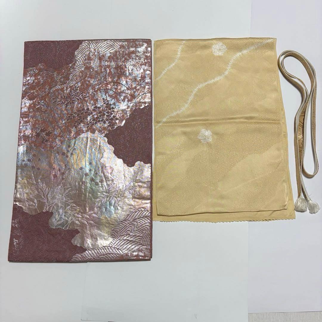 ヨ*ー様 正絹　色無地　フルセット　袷　卒業式　入学式　七五三　オ-24