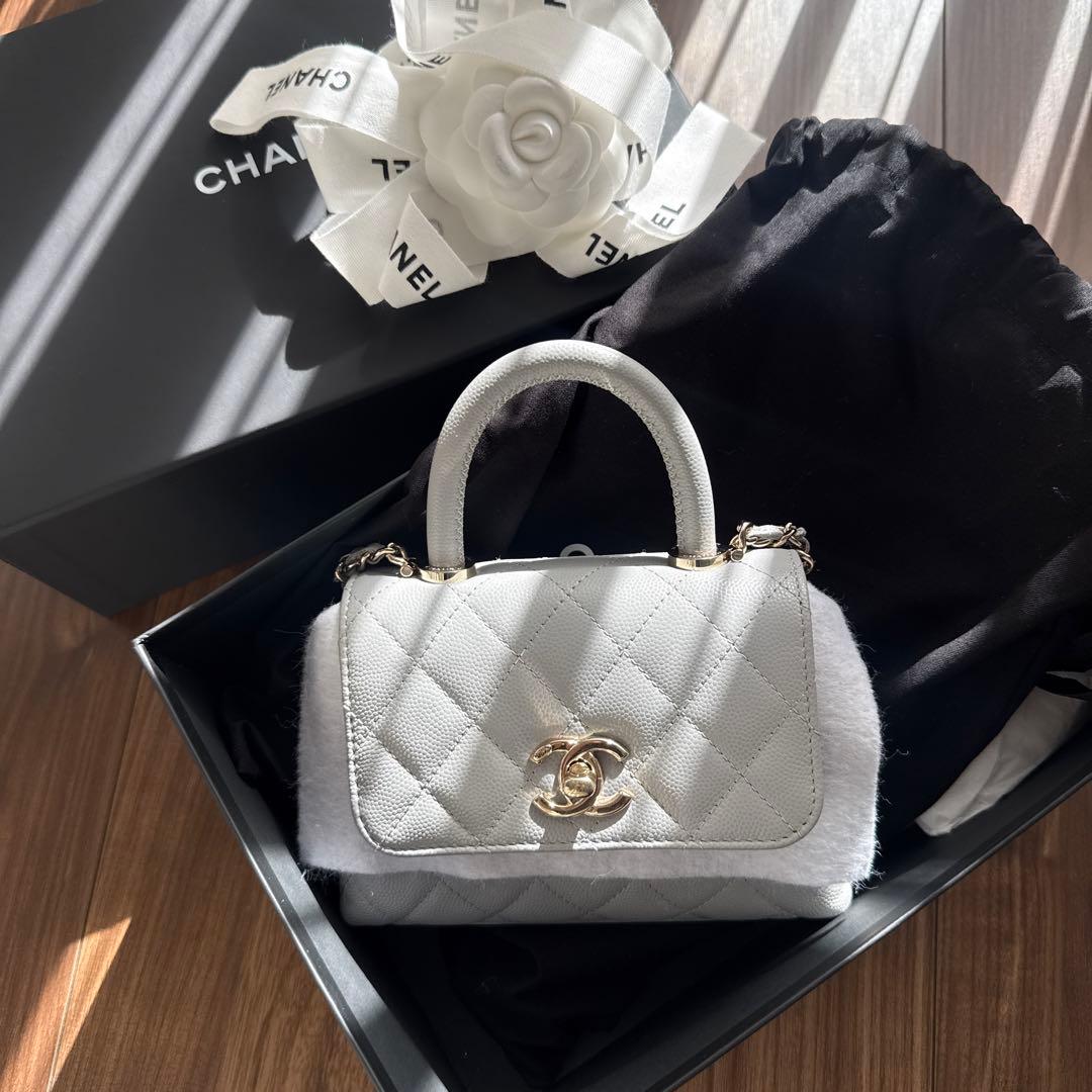 M*y様 新品未使用　CHANEL ココハンドル　14.5 グレー　限定　本日限