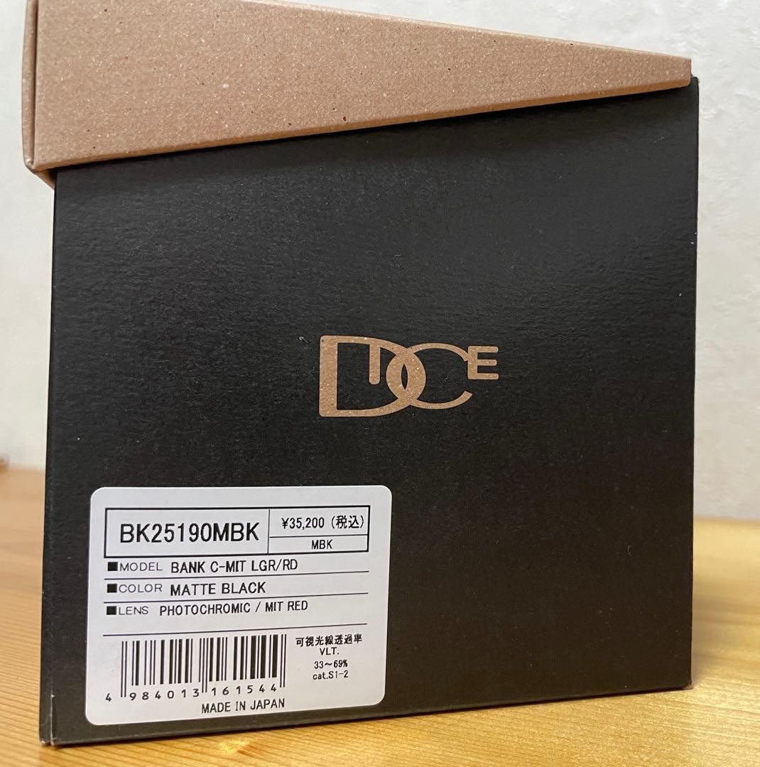 DICE BANK ダイス　バンク　ゴーグル　調光/MIT RED