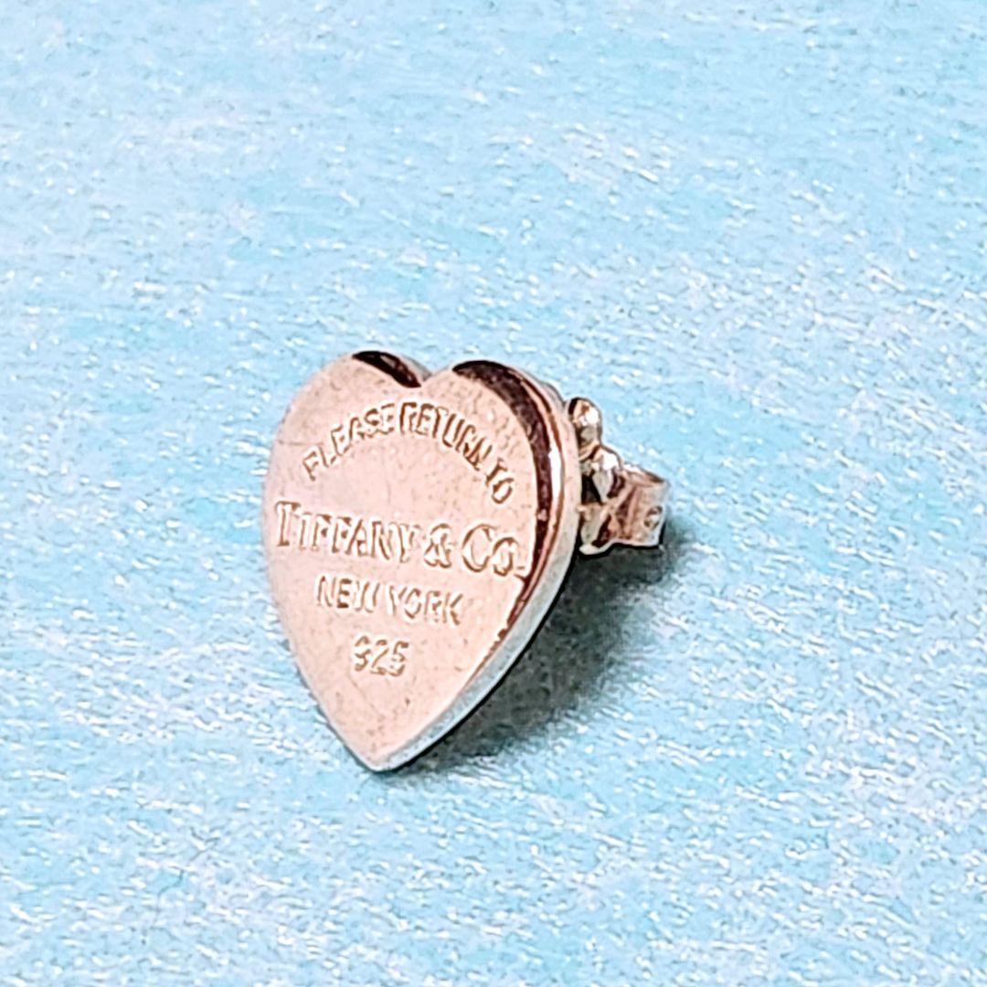 Tiffany & Co. ハート型 片耳用 スタッド ピアス 925 シルバー