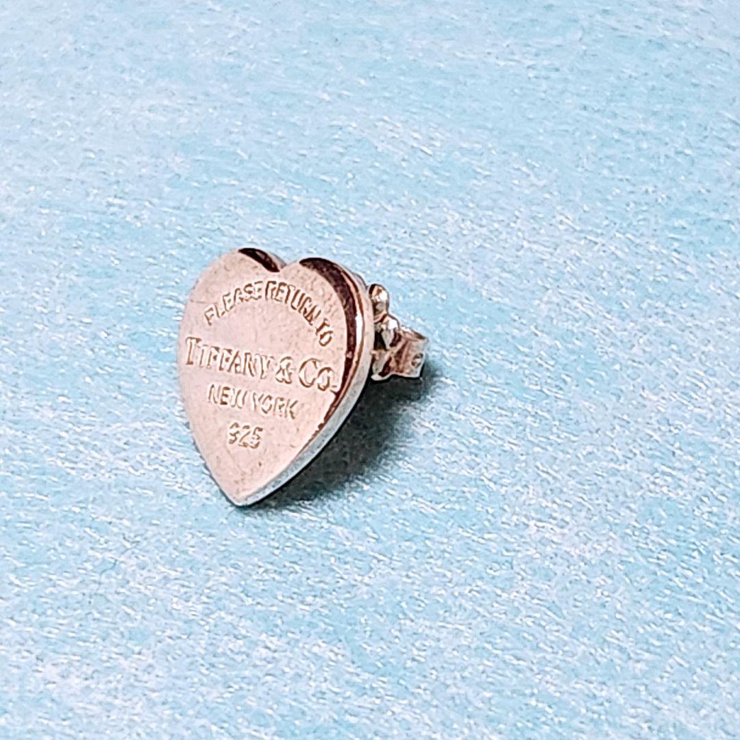 Tiffany & Co. ハート型 片耳用 スタッド ピアス 925 シルバー