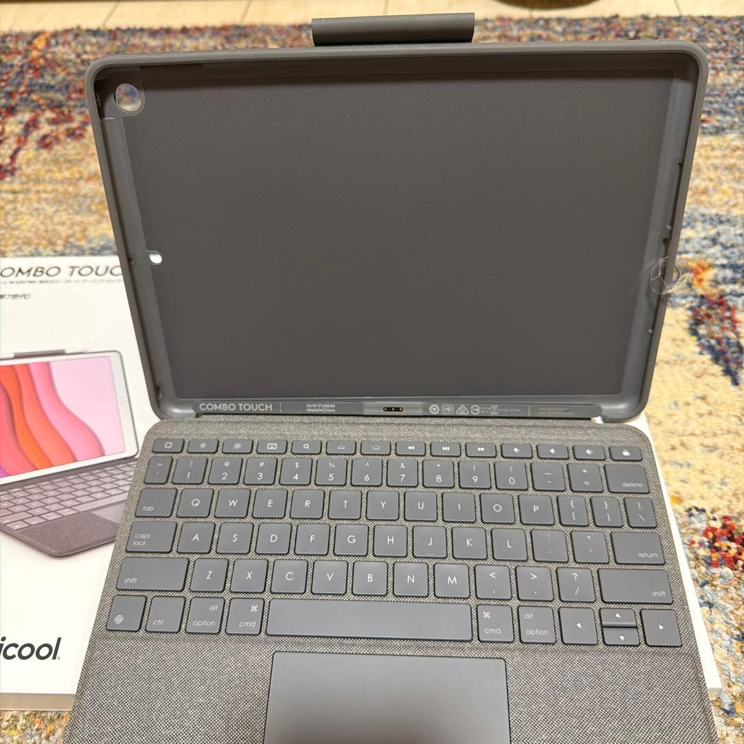 logicool COMBO TOUCH iPad7/8/9世代用キーボードカバ