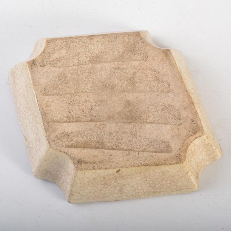 瀬戸焼　古瀬戸　鉄絵　梅花文　小皿　菱皿　銘々皿　十三客　C　6608Aぬ