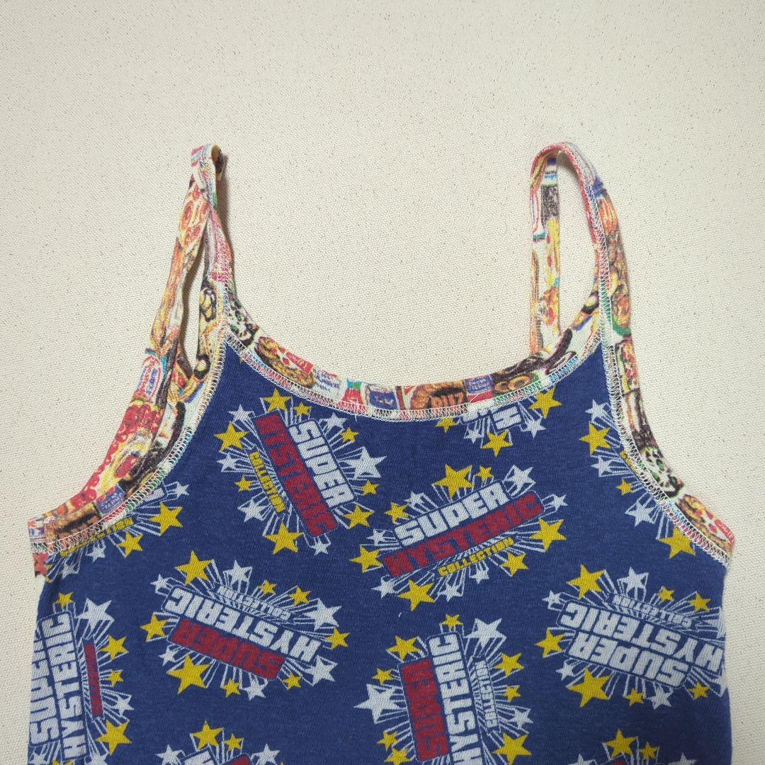 【初期タグ♡人気デザイン】ヒステリックグラマー　ヒスロゴ総柄キャミソール