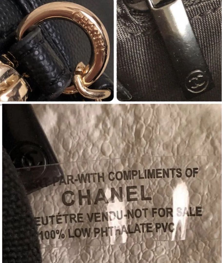 【新品未使用】CHANEL ブラック レザー ショルダーバッグ