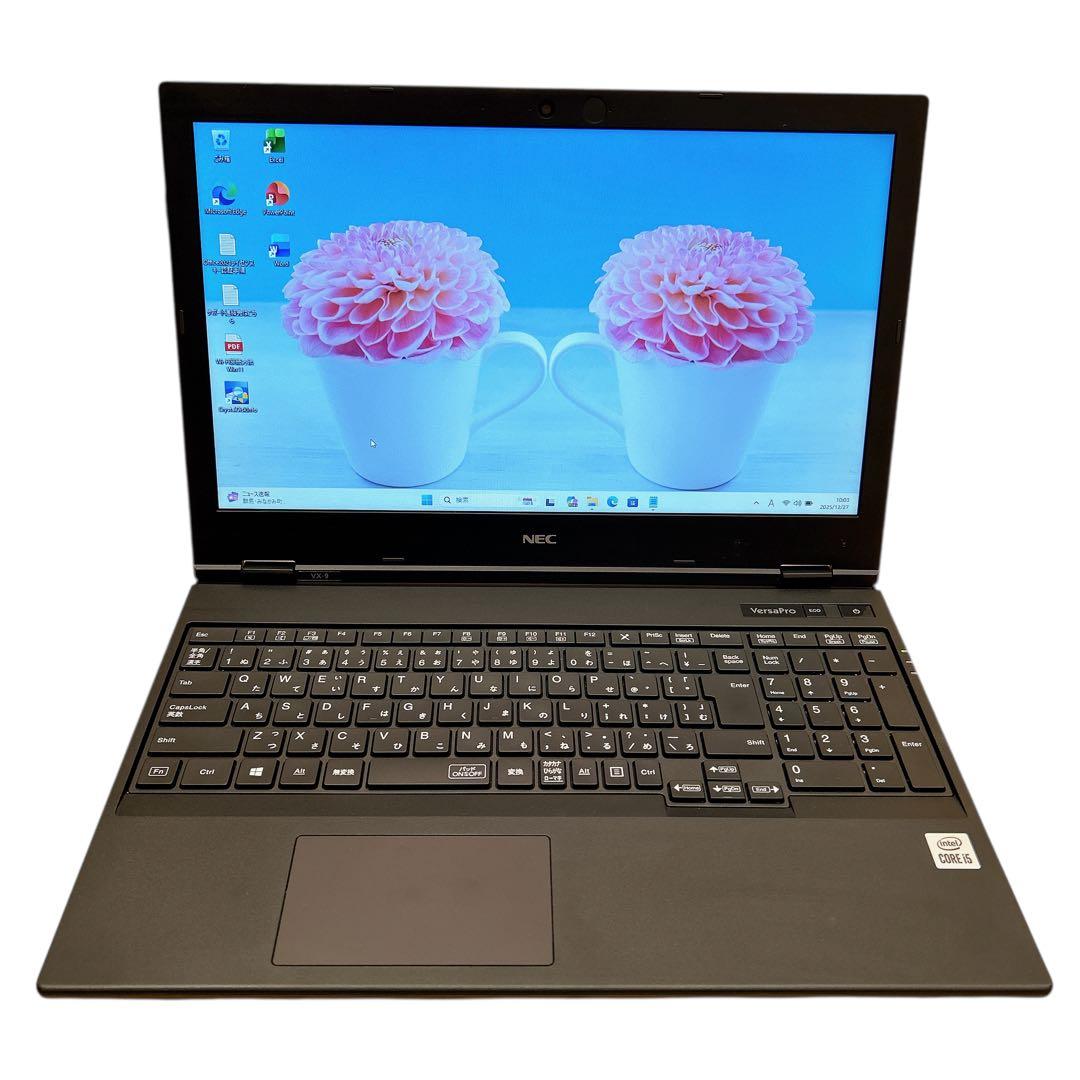 美品 NEC ノートパソコン【i5★16GB/512GB】15.6型 677